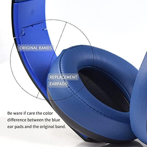 MOLGRIA Replacement Ear Pads, Earpads Cushion Cover for Sony PS3 PS4 Gold Wireless Playstation 3 Playstation 4 Headset CECHYA-0083 Stereo 7.1 Virtual Surround Headset(Blue) - color: Blue