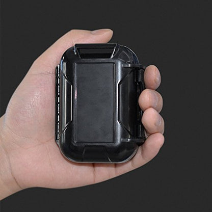 KZ ABS Hard-Sided Multifunction Protective IEM Case | for Earphones, In-Ear Monitors, Eartips, Black