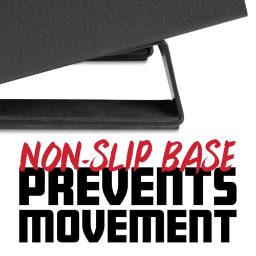 Gator Frameworks Desktop Wedge Stands for Small to Medium-Size Computer Speakers & Studio Monitors – Set of 2 (GFW-SPKSTMNDSK-WDG) - style: Wedge Style
