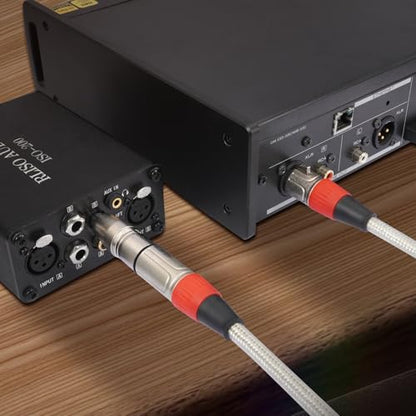 2Pack 3Pin XLR Female to RCA Male Audio Adapter,Balanced XLR Input to Unbalanced RCA Output Audio Connector for Mixer,Power Amplifier,Audio Player - color: RCA M To XLR F