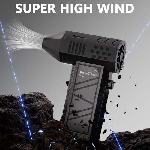 Compressed Air Duster, Electric Air Duster, Super Powerful 130000RPM Mini Air Blower Gun,Dust Blower for Computer Keyboard, Car Cleaning, Home, and Outdoor Use