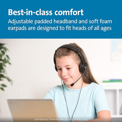 Kensington USB Hi-Fi Headphones with Microphone (K97601WW), Black