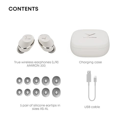 beyerdynamic Amiron 300 True Wireless ANC Earbuds, Bluetooth 5.3, Cream - color: Cream