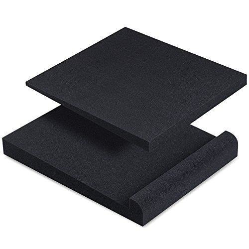 Studio Monitor Isolation Pads suitable for 6.5, 7 and 8 Inches Large Speakers | Reduce Vibrations and Fits most Stands - Pair | SMPad 8 - size: for 6''-8'' Speakers