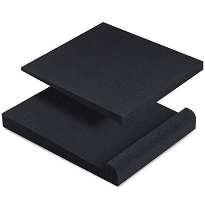 Studio Monitor Isolation Pads suitable for 6.5, 7 and 8 Inches Large Speakers | Reduce Vibrations and Fits most Stands - Pair | SMPad 8 - size: for 6''-8'' Speakers