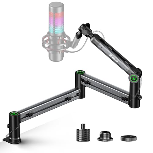 Microphone Arm,Aokeo AK-58i Desk Low Profile Mic Boom Arm Stand,Suitable For Blue Yeti,Snowball iCE,HyperX QuadCast,SoloCast,Elgato Wave,Etc（Gun Metal Gray） - color: AK-58i (Gun Metal Gray)