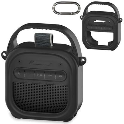 Silicone Cover Case for Bose SoundLink Micro 2 Bluetooth Speaker, Black - color: Black Case
