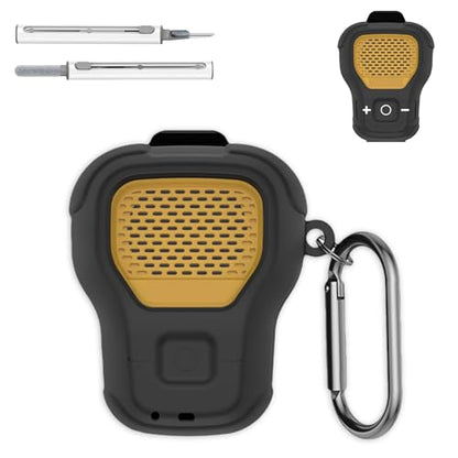 for DEWALT Wearable Bluetooth Speaker Case (Updated Version) – Soft Silicone Protective Cover,Dustproof Shockproof Anti-Scratch Sleeve for DEWALT Wearable Speaker,Black