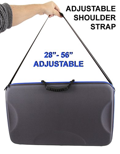 CASEMATIX Audio Mixer Bag Case Fits 19" x 12.5" x 3" Controller Interfaces, Microphones, XLR Cables For Behringer, Yamaha, Mackie Mix, Soundcraft, Allen & Health, Presonus and More