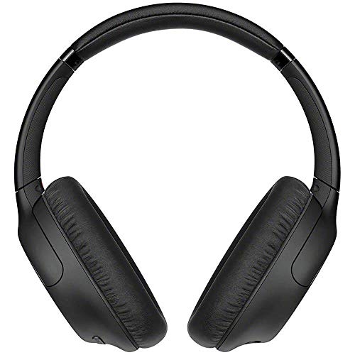 Sony Noise Cancelling Headphones WHCH710N: Wireless Bluetooth Over the Ear Headset with Mic for Phone-Call, Black - color: Black