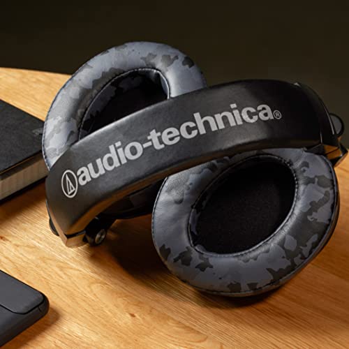 WC Wicked Cushions PadZ - Thick & Soft Ear Pads for ATH M50X / M40X / SteelSeries Arctis/HyperX Cloud & Alpha/Logitech G Pro X/Compatible with Over 50 Headphones | Black Camo - color: Black Camo