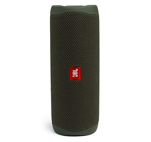 JBL Flip 5 (Green) + Bundle with divvi! Protective Hardshell Case - color: Green
