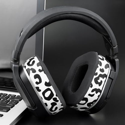 SOULWIT Cooling-Gel Earpads Cushions Replacement for Turtle Beach Stealth 700 Gen 2, 700 Gen2 MAX Wireless Gaming Headset, Ear Pads with Ice Silk Fabric, Noise Isolation Foam - Snow Leopard - color: Snow Leopard