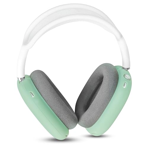WC ShellZ Max - Protective Shell Covers for AirPods Max 1 & 2 | Made by Wicked Cushions | Made with Premium Silicone | Green - color: Green