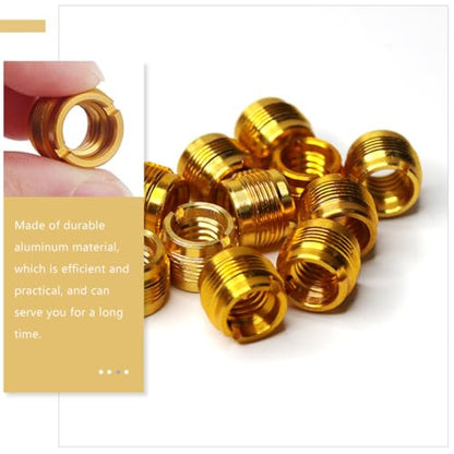 10 Pack 3/8 Female to 5/8 Male Mic Thread Adapter