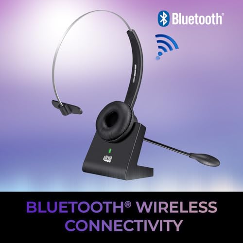Adesso Xtream P300 Bluetooth Single Ear Headset with Charging Dock