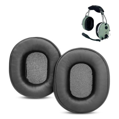 Clark H10-40 Earpads Cushion Replacement for David Clark H10-40 H10-13.4 H10-20 H10-30 H10-13S H10-76 H10-60 DC Headsets Ear Covers with Protein Leather