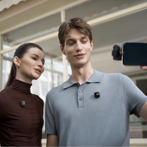 DJI Mic Mini (2 TX + 1 RX), Ultralight, Detail-Rich Audio | Noise Cancelling, Automatic Limiting, Wireless Microphone for Camera/iPhone/Android, Vlog, Streaming, 400m Transmission - style: Mic Mini (2 TX + 1 RX)