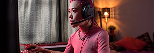 Xbox One/닌텐도 스위치 / PS4 / PC 및 Mac 용 ASTRO 게이밍 A10 헤드셋 - 로지텍의 유선 3.5mm 및 붐 마이크 - 대량 포장 - 레드/블랙