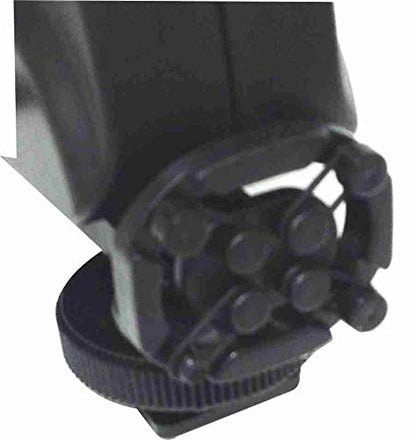 Mini Shotgun Microphone with LED Light and C-Bracket Mount