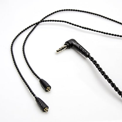 MEE audio MMCX Replacement Stereo Cable for Pinnacle P1 in-ear headphones (Black) (New Version) - style: MMCX Stereo Cable (Black)