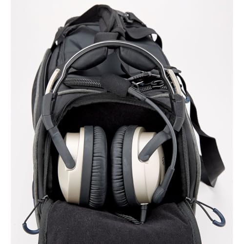 Flight Gear Sporty's Dual Headset Duffel Bag | Spacious, Durable, Water Resistant, and Organized