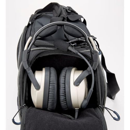 Flight Gear Sporty's Dual Headset Duffel Bag | Spacious, Durable, Water Resistant, and Organized
