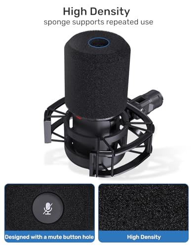 Custom Built Shock Mount for HyperX SoloCast & Razer Seiren Mini Microphone | Elastic Anti-Vibration Suspension, Holder Clip for Mics and Stands, Shock Mount for HyperX SoloCast & Razer Seiren Mini - size: HyperX SoloCast Shock Mount
