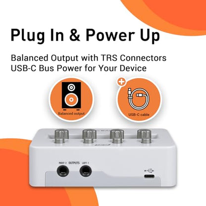 ESI Neva Duo | Professional 24-bit/192kHz 2x2 USB Audio Interface for PC and Mac, Dual XLR, Podcasting, and Streaming, Perfect for Guitarists and Vocalists, Music Production Software Included