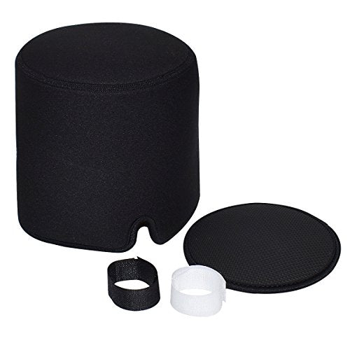 Neoprene Protective Cover Case with Silicone Anti-Slip Pad for Homepod Speaker-Black