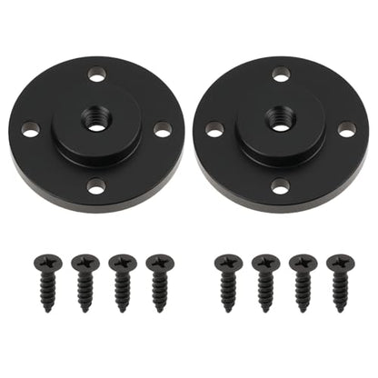 Create idea 2PCS 40x8mm 1/4-20Inch Thread Aluminum Alloy Microphone Stand Mount Adapter