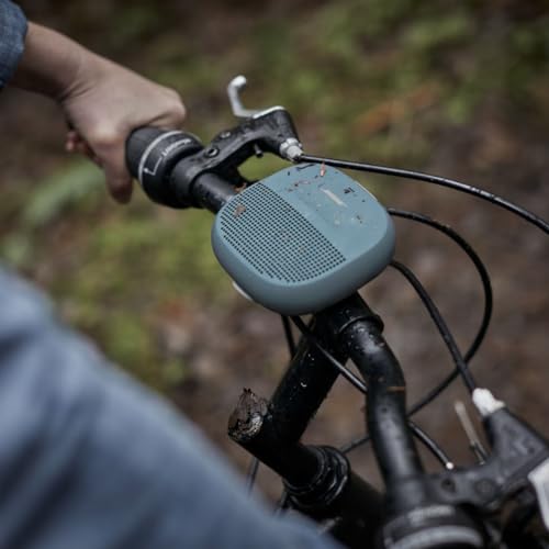 Bose SoundLink Micro Bluetooth Speaker: Small Portable Waterproof Speaker with Microphone, Stone Blue - color: Blue