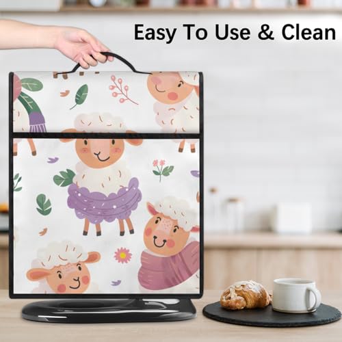 Cute Animal Sheep Kitchen Aid Mixer Cover - Stand Mixer Cover with Zipper Pocket, Organizer Bag - color: Sheep