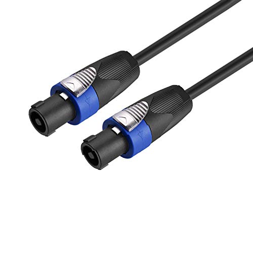 Pro 50ft 12 Gauge Speakon to Speakon Male Audio Speaker Cable, Single - size: 50ft