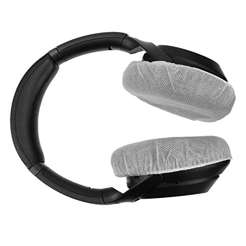 BBTO 200 Pieces Disposable Headphone Ear Cover Non-Woven Sanitary Earpad Covers for Most On Ear Headphones(M, 8 Cm/ 3.1 Inch,White) - color: White, size: M (8 cm)