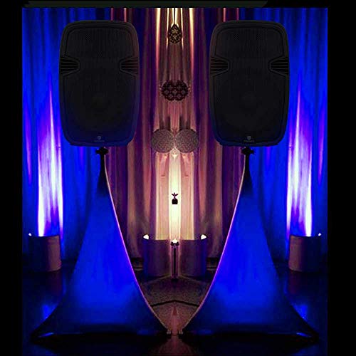 PRORECK Speaker Stand Cover Tripod Stand Skirt Skrim 360 Degree Cover White - color: ONE PACK-WHITE
