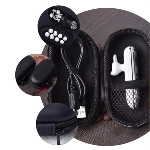 ARTIBETTER Shockproof Headphone Storage Bag Compact Case with Zipper Organizer for Earbuds Electronic Accessories Portable Carrying Pouch