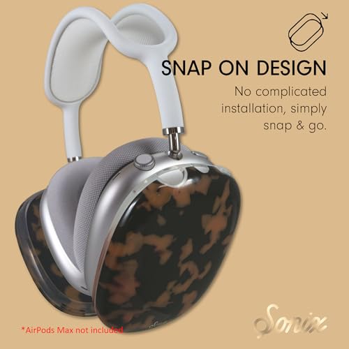 Sonix Protective Case Cover for AirPods Max Headphones | Brown Tort - color: Brown Tort