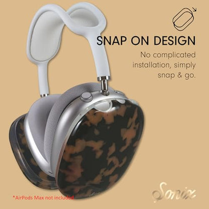 Sonix Protective Case Cover for AirPods Max Headphones | Brown Tort - color: Brown Tort