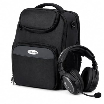 Flight Bags for Pilots, Aviation Headset Pilot Bag with Pockets, Bag Only