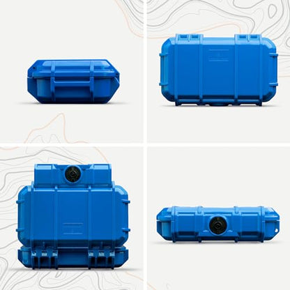Evergreen 56 Dry Box - EDC Tough Protective Case USA Made for Organization of Cameras, Phones, Camping, Fishing, Hiking, Water Sports (Blue) - color: Blue
