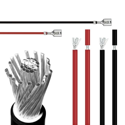 30PCS 2.8mm /4.8mm /6.3mm Female Speaker Wire Connectors with Insulation Sleeve Speaker Connector Quick Splice Kit