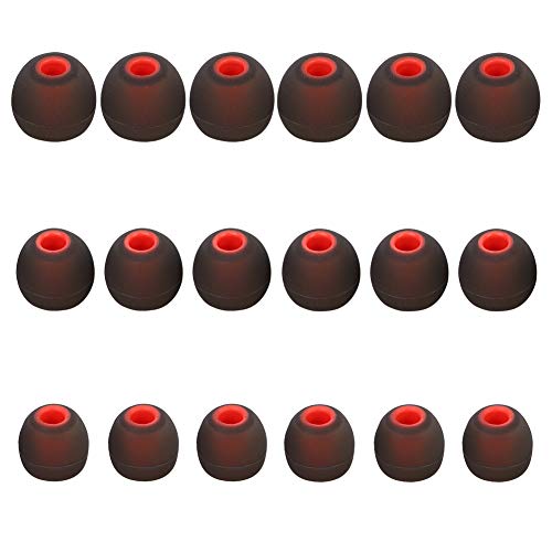 Silicone Earbud Tips Replacement Earbuds Cap Eartips Tips Eargels 9 Pairs SML