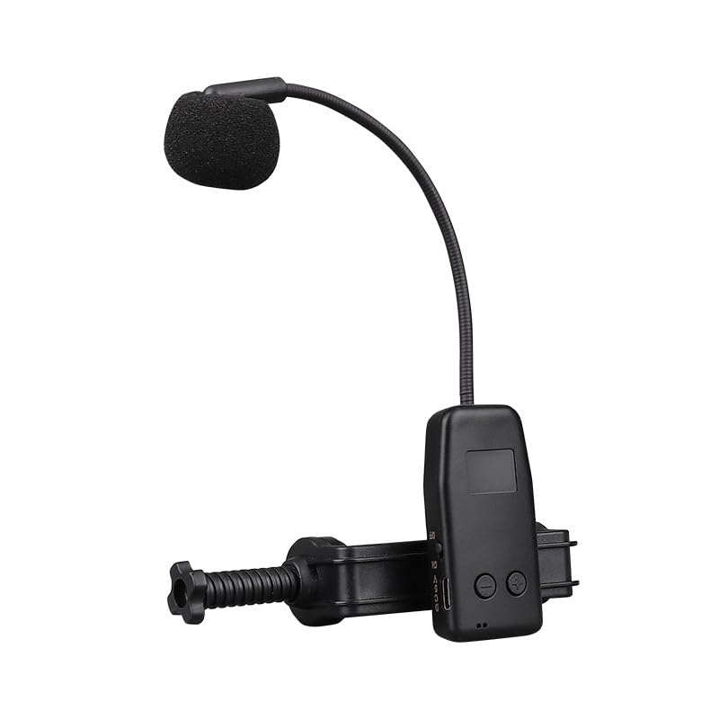 Professional Wireless Violin Microphone, Violin Pickup Clip-on Instrument Microphone, Designed for Violinists and Musicians, Suitable for Active PA Systems