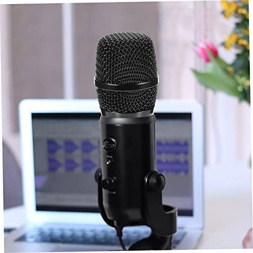 Microphone Metal Ball Head Replacement Part for Wireless Mics Pop Filter Sponge Mesh Cover