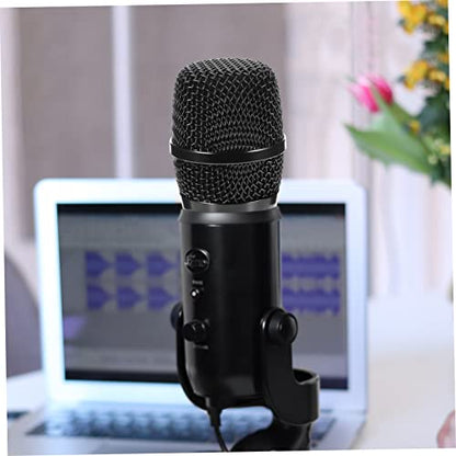 Microphone Metal Ball Head Replacement Part for Wireless Mics Pop Filter Sponge Mesh Cover