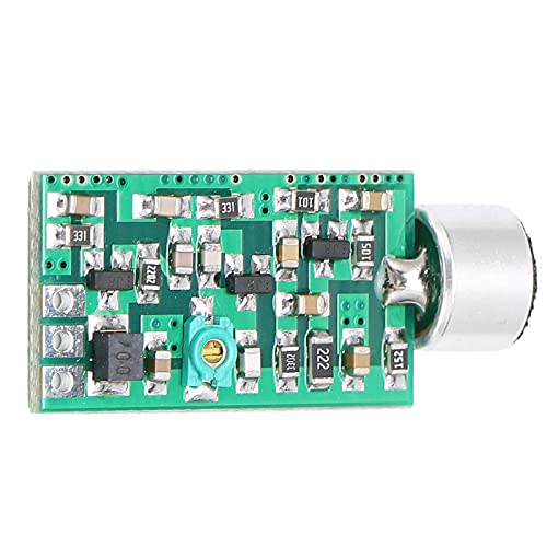 FM Transmitter Wireless Microphone Module, Mini Audio Transmitter for Car Bluetooth Receiver, Wireless Audio Emission Core Board 0.7-9V Compatible with Smartphone