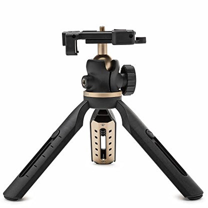 Sony Alpha ZV-E10 APS-C Interchangeable Lens Mirrorless (Body Only, Black) | Shotgun Microphone, Memory Card, Extendable Tripod with Built-in Phone Mount, Vlog Camera, (4 items)