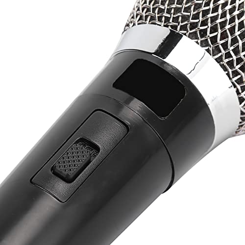 YS - 226 Unidirectional Wired Microphone, Handheld Dynamic Moving Coil Mic with Metal Mesh Pop Filter, Flat 50Hz - 15kHz Frequency Response for KTV, DVD, Amplifier, Mixer, Tour Bus