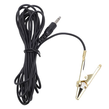 Qinlorgo Lavalier Microphone, High Sensitivity Unidirectional Condenser Mic for Lectures Podcasts, with 3 Meter Cable, Compatible with Wireless Transmitter